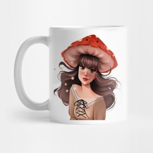 Mushroom Girl Mug